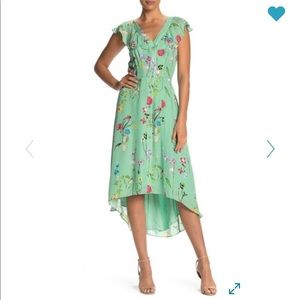 Parker Flutter Sleeve Floral Dress
